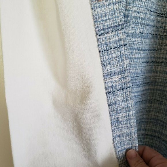 Vintage Accents Vtg Jc Penney Curtains 48w X 62l Tweed Print Pinch